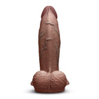 b-Vibe Slipskin Realistic Silicone Dildo 7 Inch Girthy Brown > Dildos > Realistic Dildos
