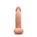 b-Vibe Slipskin Realistic Silicone Dildo 8 Inch Curved Mocha > Dildos > Realistic Dildos
