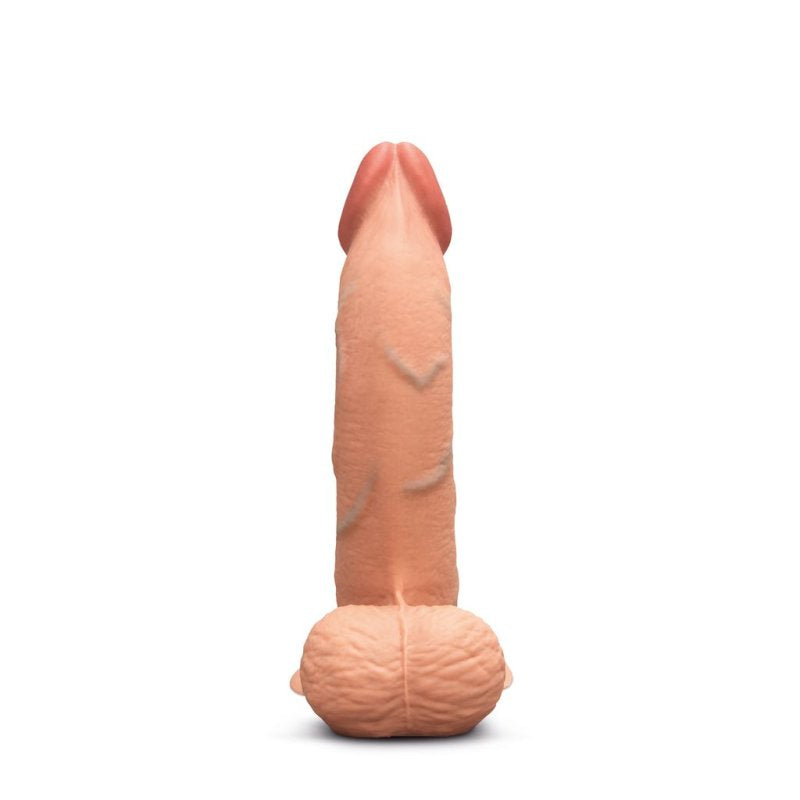 b-Vibe Slipskin Realistic Silicone Dildo 8 Inch Curved Mocha > Dildos > Realistic Dildos