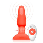 b-Vibe Rimming Plug 2 Orange 6" Vibrating Remote Control Anal Toy > Anal Range > Vibrating Butt Plugs