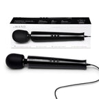 Le Wand Plug-In Black Powerful Vibrating Massager with 8-Foot Cord
