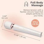 Le Wand Plug-In Vibrating Massager Classic White Design