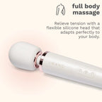 Le Wand Plug-In Vibrating Massager Classic White Design