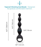 b-Vibe Vibing Beads – 6.5 Inch Rechargeable Silicone Anal Beads > Anal Range > Anal Beads