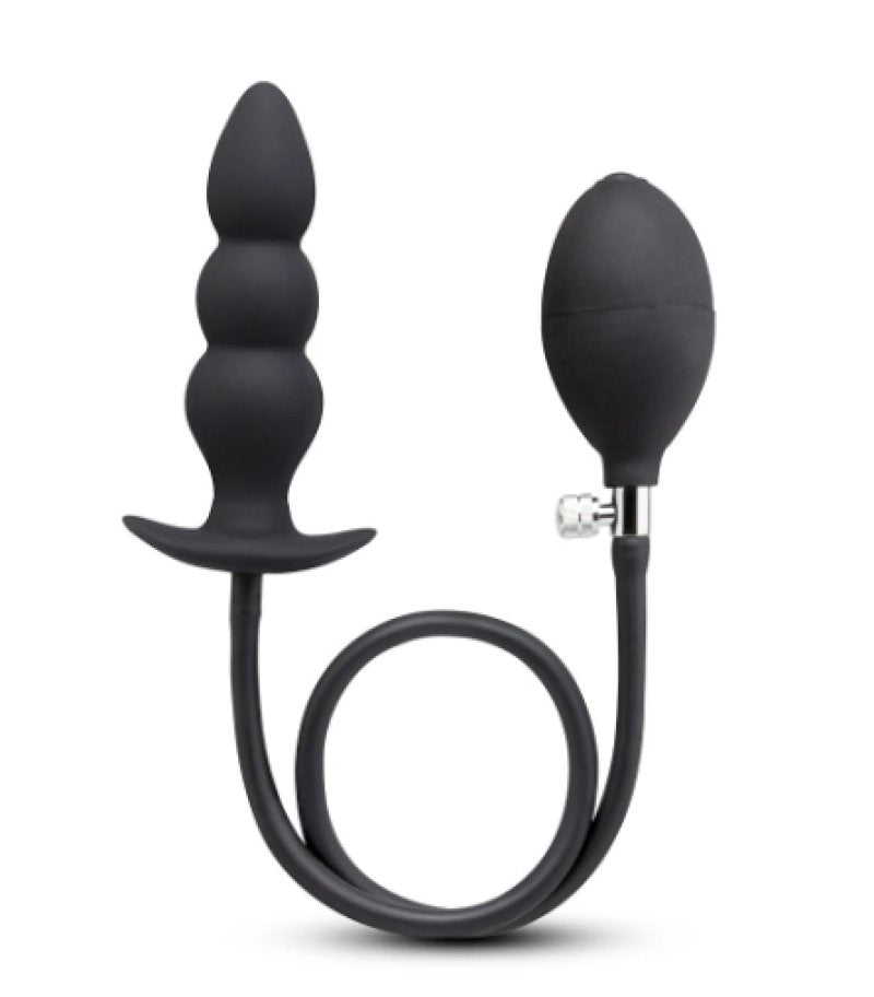 b-Vibe Beaded Inflatable Plug – Silicone Adjustable Anal Plug > Anal Range > Tunnel and Stretchers
