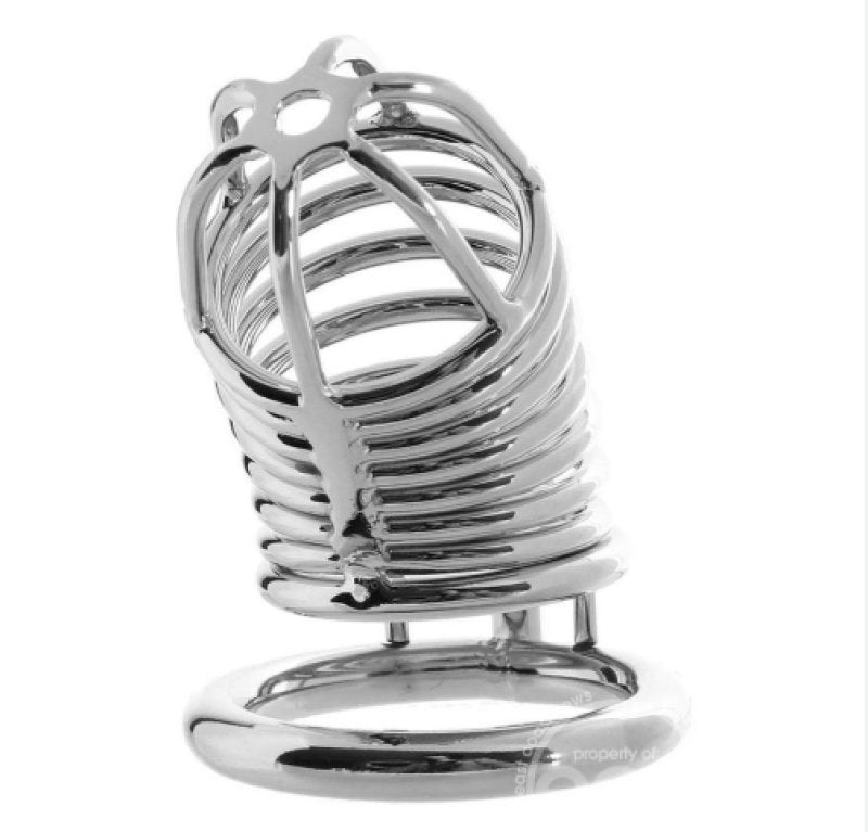 Blue Line Prisoner - Interlocking Guide Pin Cock Cage > Bondage Gear > Male Chastity