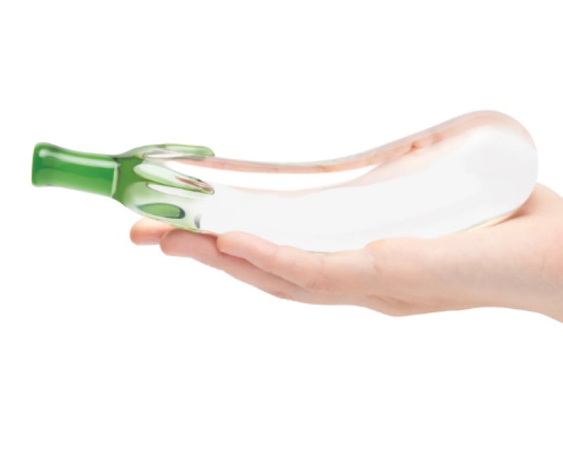 Eggplant Ecstasy (7.25 Inch) – Luxury Glass Dildo