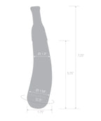 Eggplant Ecstasy (7.25 Inch) – Luxury Glass Dildo