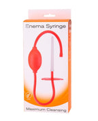 Enema Syringe Durable Soft Pump with Hose and Double-Sided Plastic Tip Hygiene Device