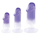 Glitzy Trainer 3 In 1 Dong Kit Purple with 3 Graduated Sizes and Two Tone Color > Sex Toys > Dilators