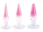 Glitzy Trainer 3 in 1 Dong 5 Inch Kit Pink with 3 Graduated Sizes and Two Tone Color > Sex Toys > Dilators