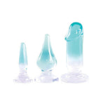 Glitzy Trainer 3 in 1 Dong Mixed Set Pink with 3 Graduated Sizes and Two Tone Color > Sex Toys > Dilators