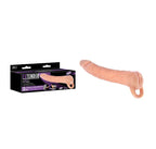Extendor Two in One 9 Inch Realistic Flesh Penis Extender and Masturbator