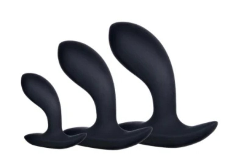 Kick Up Anal Trainer Set - Set of 3 Sizes 5.1cm to 8.9cm > Anal Range > Butt Plug Kits