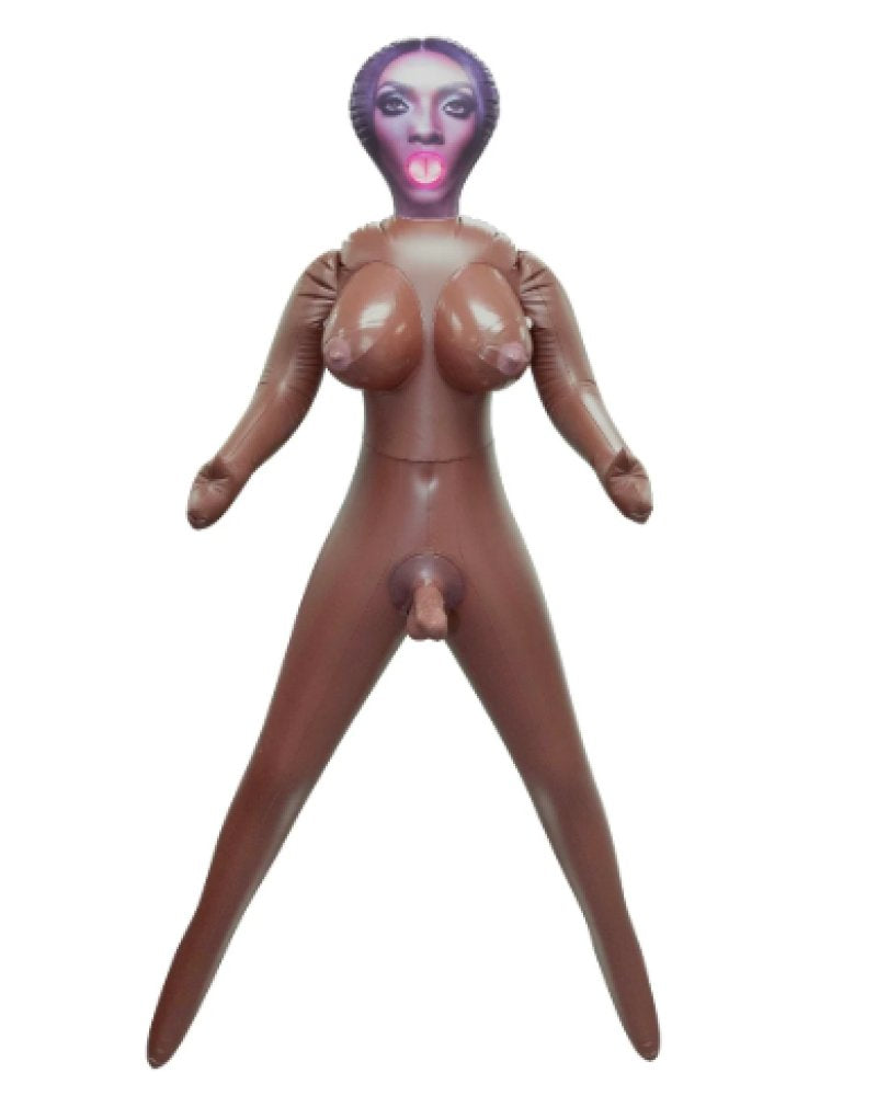 Eager Bae Transsexual Love Doll – 150cm Realistic Doll with 2 Love Holes and 5.5 Inch Dildo