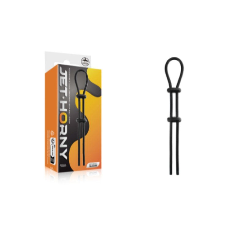 Adjustable Cock Ring with Ball Strap – Hygienic Silicone 16.5 Inch Cock Ring