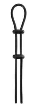 Adjustable Cock Ring with Ball Strap – Hygienic Silicone 16.5 Inch Cock Ring