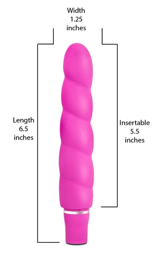 Luxe Anastasia Pink 5.25 Inch Vibrator with 10 Functions Vibrators