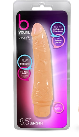 Dr Skin Cock Vibe 8.5 Inch Vibrating Cock Beige > Realistic Dildos and Vibes > Realistic Vibrators