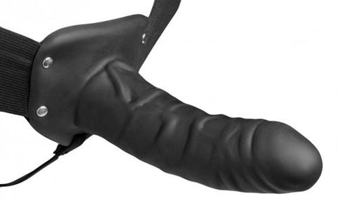 Erection Assist Hollow Strap on - Black STRAP-ONS