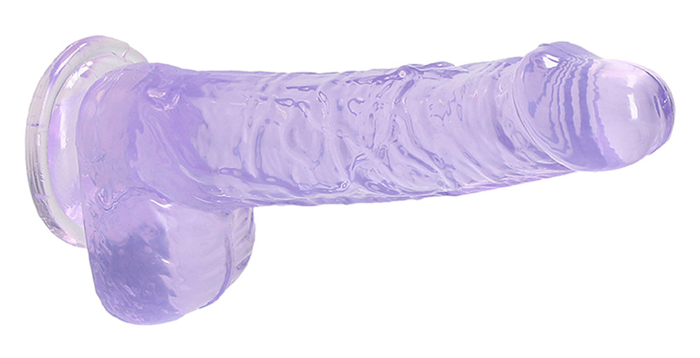 REALROCK Crystal Clear – 6 Inch Realistic Dildo With Balls > Dildos > Realistic Dildos