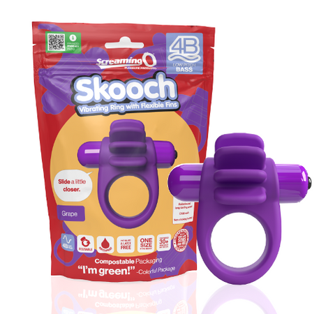 Screaming O 4B Skooch Grape – Deep Bass Vibrating Ring Default Title Cock Rings Vibrating