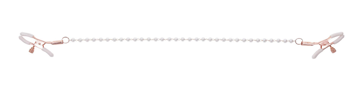 Sex and Mischief Peaches n CreaMe Pearl Nipple Clamps > Sex Toys > Nipple Clips