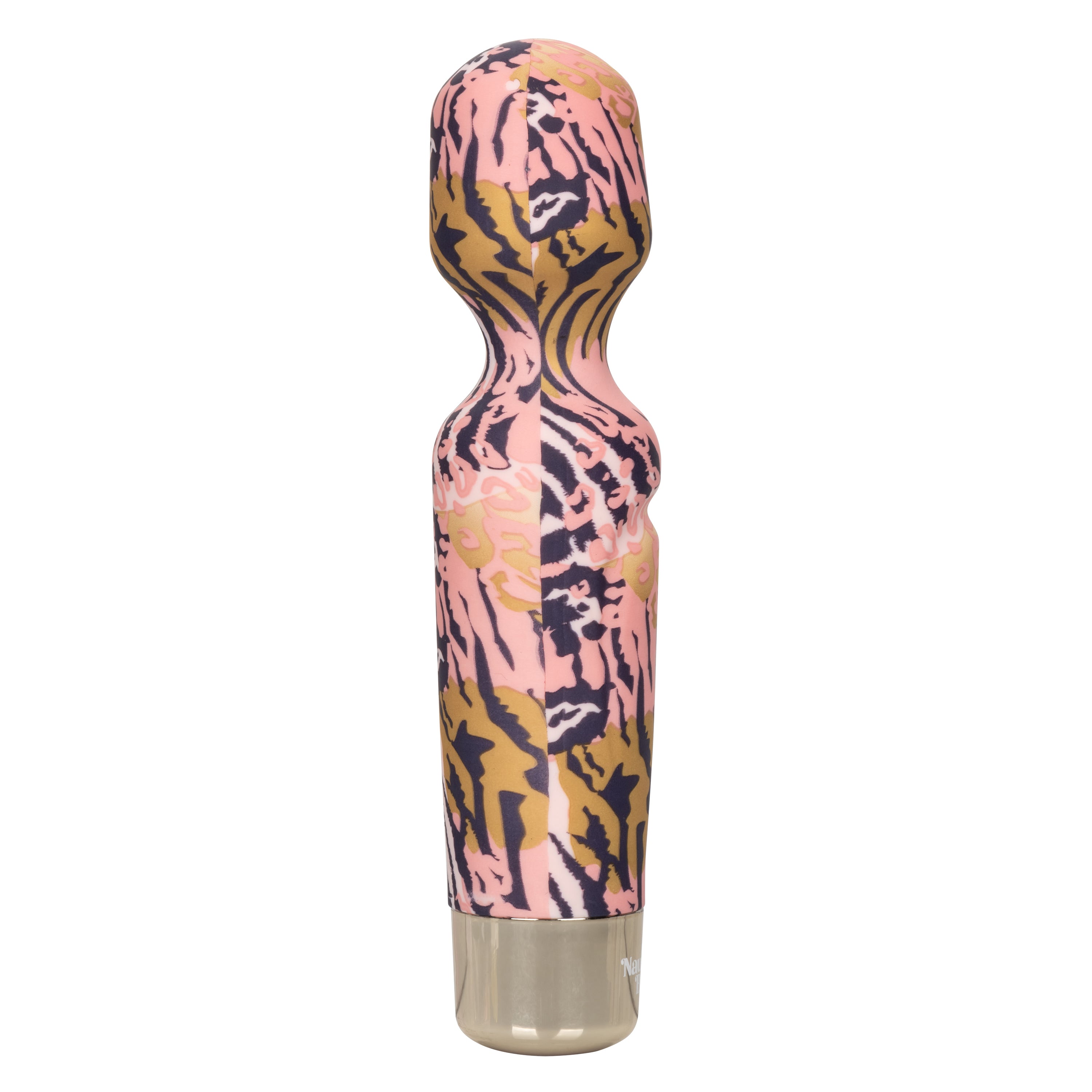 Naughty Bits WTF Wand to Fuck Pink and Gold Flexible Silicone Personal Massager - Waterproof > Sex Toys > Mini Massagers
