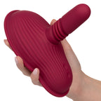 Dual Rider Remote Control Thrust and Grind Waterproof Silicone Massager in Burgundy > Vibrators > Vibrating Pads