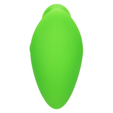 Neon Vibes The Ecstasy Vibe Green Silicone Handheld Massager with 10 Functions and Rechargeable > Vibrators > Finger Vibrators