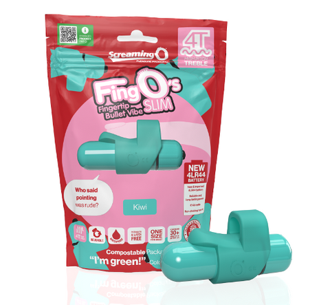Screaming O 4T FingO Slim Kiwi – Precision Targeted Finger Vibrator Default Title Cock Rings Vibrating
