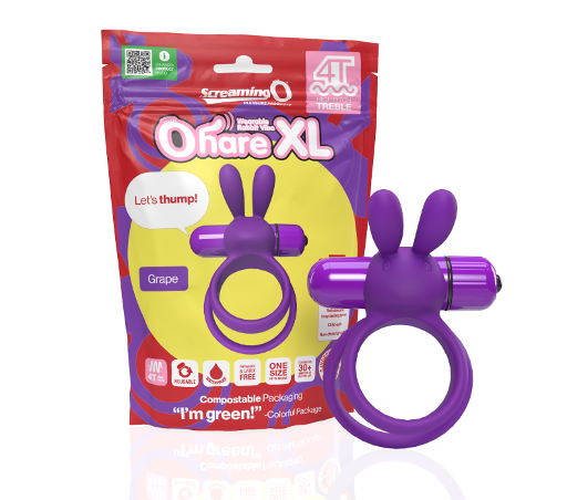 Screaming O 4T Ohare XL Grape – Targeted Powerful Stimulation Default Title Cock Rings Vibrating