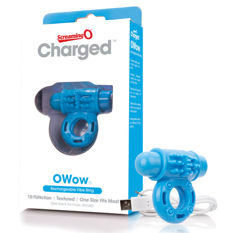 O Wow Ring – Rechargeable Vibrating Cock Ring with 10 Vibration Functions > Cock Ring > Vibrating