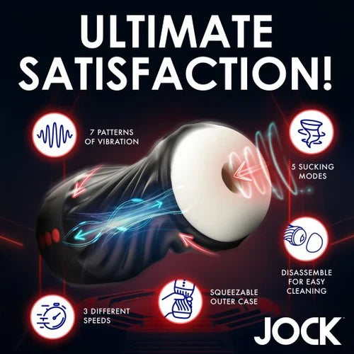 Jock Sucking and Vibrating Masturbator > Sex Toys For Men > Masturbators > Vibrating