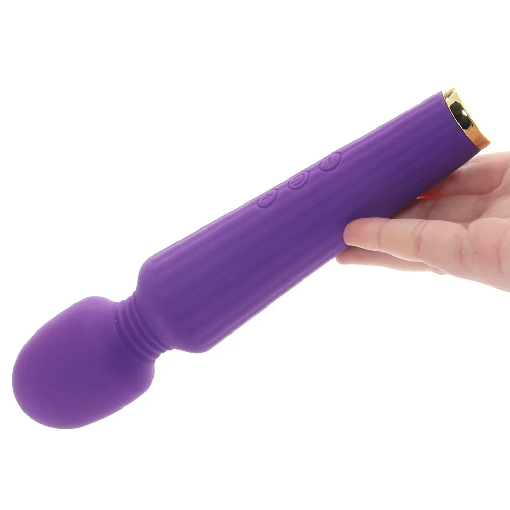 Bogo Wand Dual Pack Vibrators in Pink and Purple with Whisper Quiet Motor > Sex Toys > Massage Wands