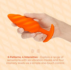 b-Vibe Swirl Texture Plug – Silicone Rechargeable Vibrator > Anal Range > Vibrating Butt Plugs