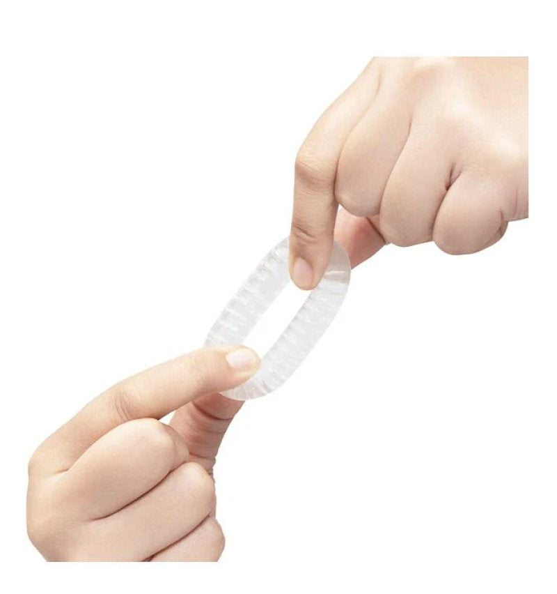 B-Vibe Stretch-Tech Swirl Ultra Flexible Silicone Cock Ring > Cock Ring > Single
