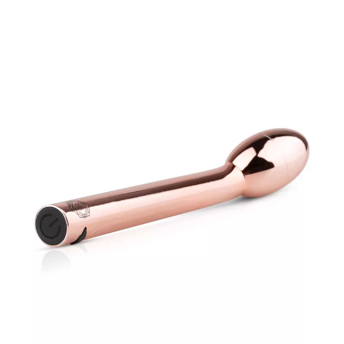 Rosy Gold Pink G-Spot Vibrator with Curved Head Waterproof > Sex Toys For Ladies > G-Spot Vibrators