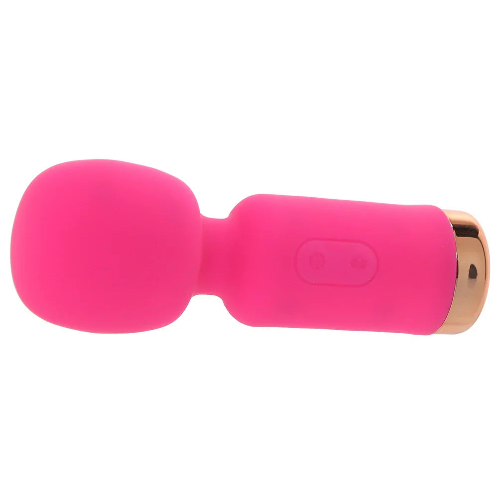 Pink Pussycat Pocket Wand Massager Mini Pink Silicone Vibrator > Sex Toys > Mini Massagers