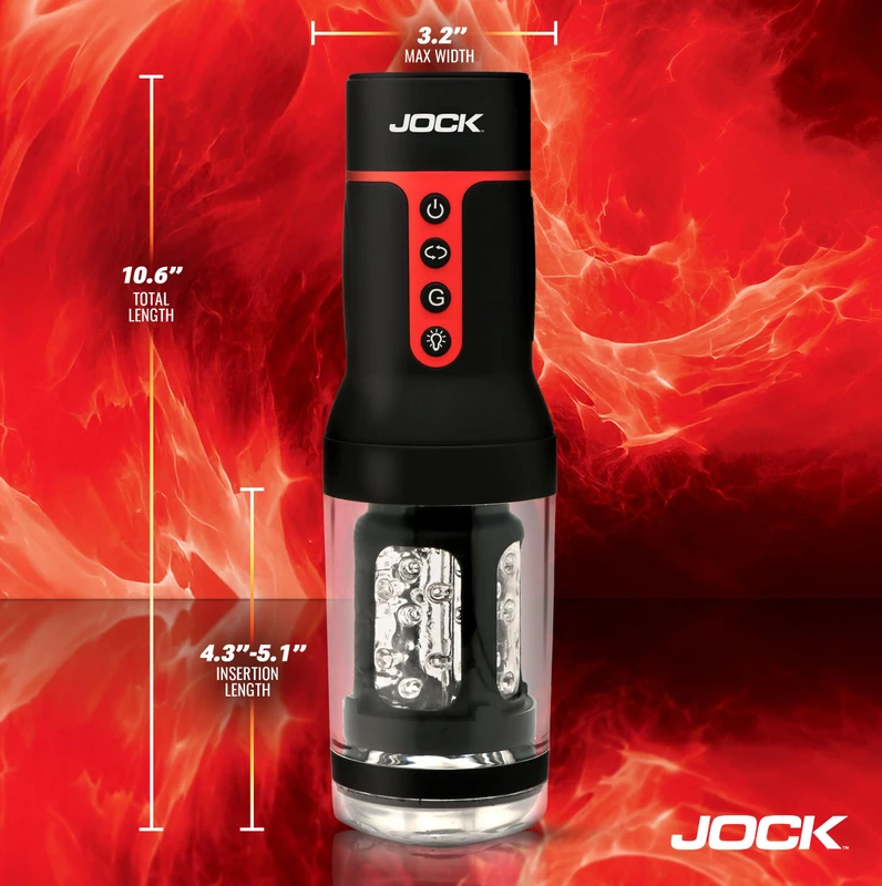 JOCK Auto Spin – Spinning and Thrusting Male Masturbator > Sex Toys For Men > Masturbators > Vibrating
