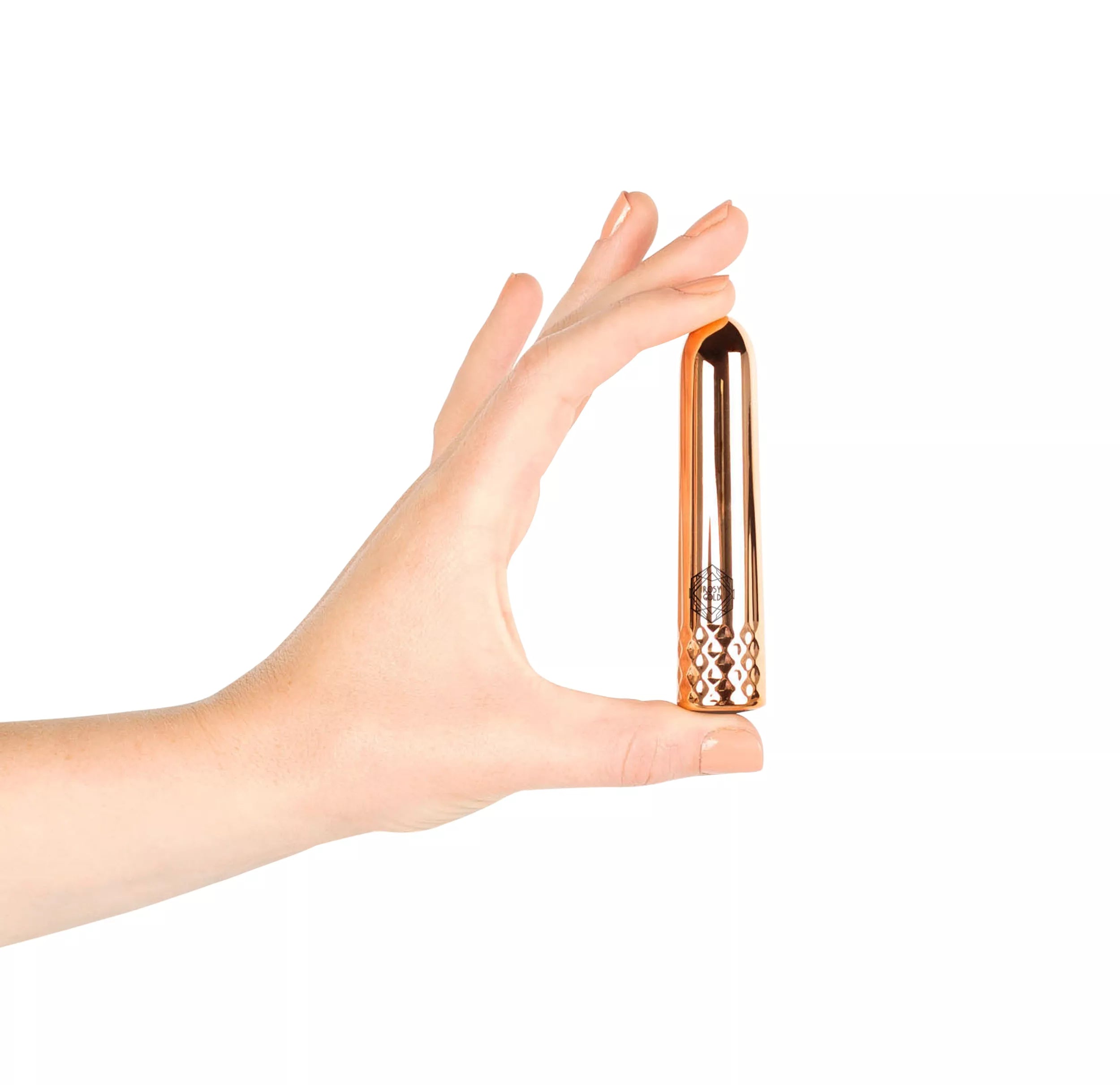 Rosy Gold Mini Vibrator Compact Pocket-Sized Personal Massager Secondary image