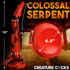 Creature Cocks King Cobra - X-Large 18 Long Silicone Dong
