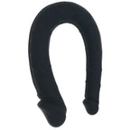 Boundless AC/DC Dong Black 13.5 Inch Silicone Double Dong with Satin Finish > Dildos > Double Dildos