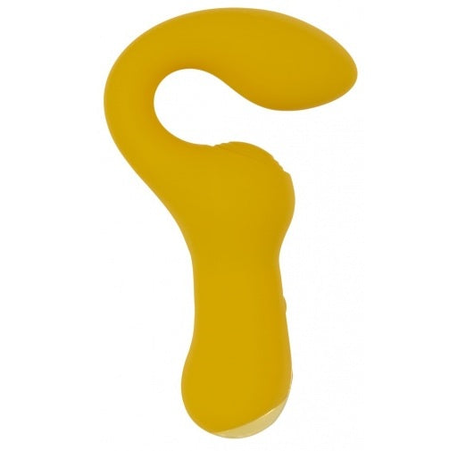 Double Vibrator Yellow Masturbator with 10 Vibration Modes and Flexible Vibro-Wings > Vibrators > Standard Vibrators