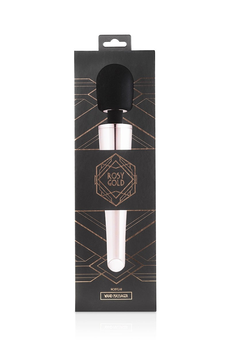 Rosy Gold Nouveau Wand Massager Flexible Head Vibrator for External Stimulation > Sex Toys > Massage Wands