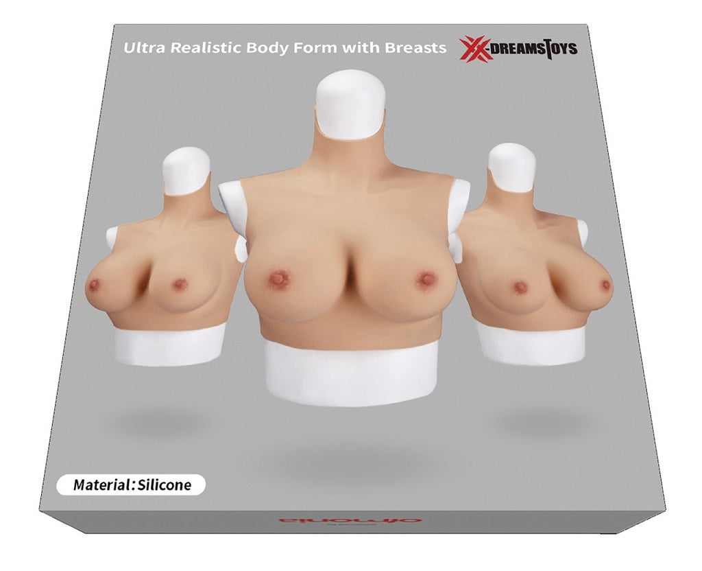XX-DREAMSTOYS Ultra Realistic Breast Form Size S (C Cup) – Highly Stretchable Breast Form > Gender > Bodyforms