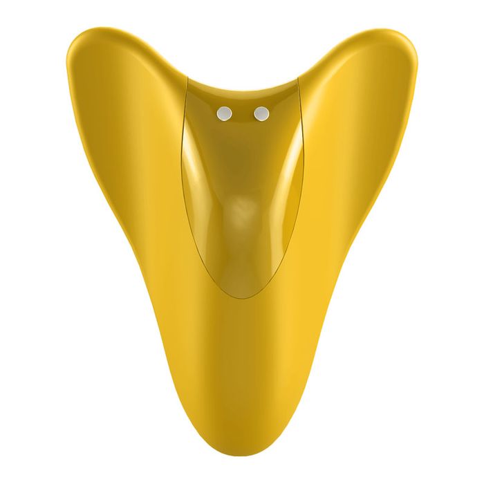 Satisfyer High Fly Yellow Finger Vibrator 7cm Body-Friendly Silicone Waterproof Rechargeable Secondary image
