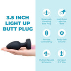 b-Vibe Light Up Silicone Butt Plug – Rechargeable Vibrating Anal Plug > Anal Range > Vibrating Butt Plugs