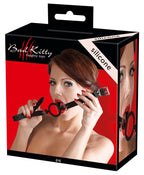 Bad Kitty Black Silicone Ring Gag 5 cm Adjustable Straps > Bondage Gear > Gags and Bits