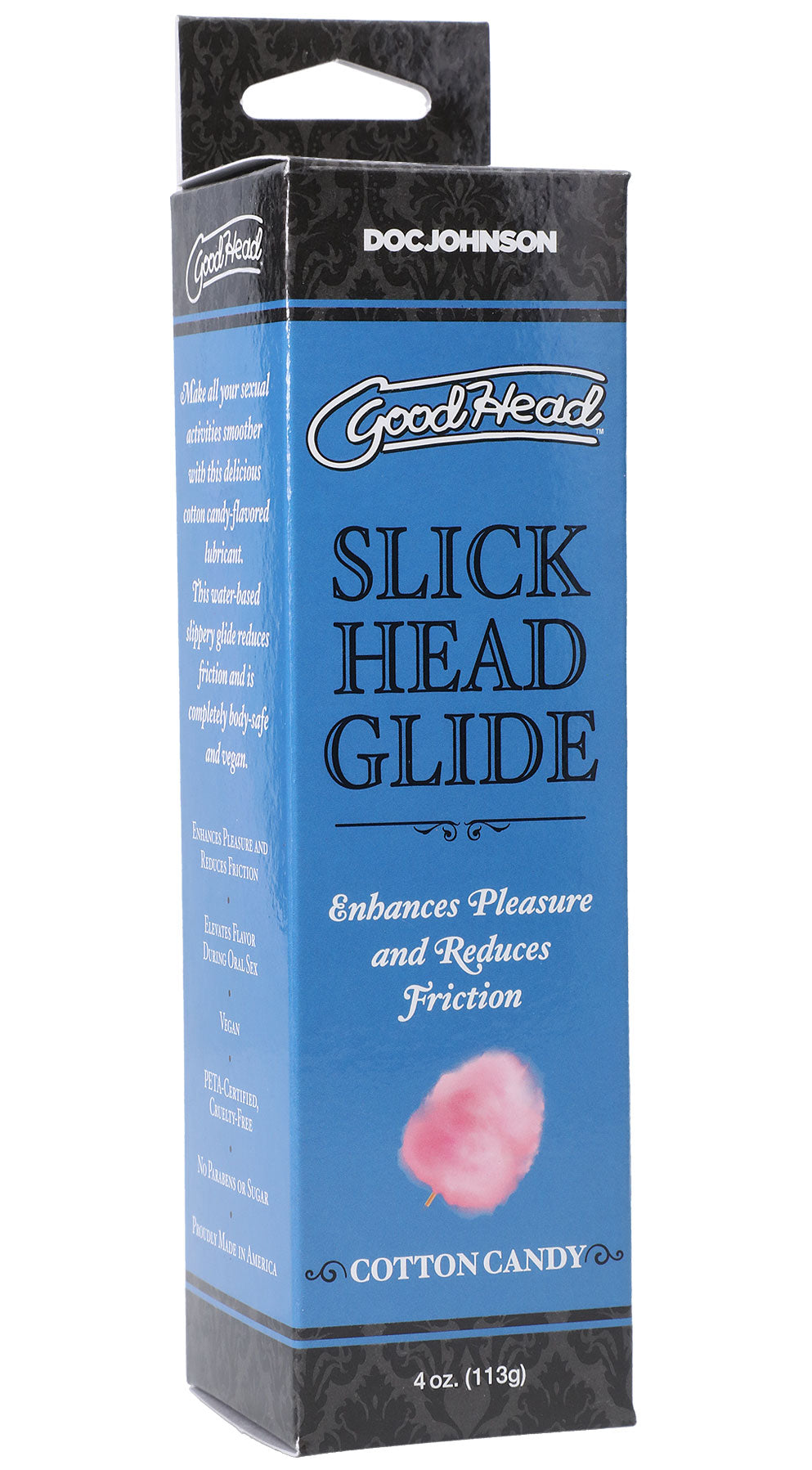 Slick Head Glide – Water-Based Vegan Personal Lubricant 4 Oz Cotton Candy > Lube > Flavoured